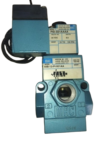 Mac Valves Model: 55b-12-pi-501ca 