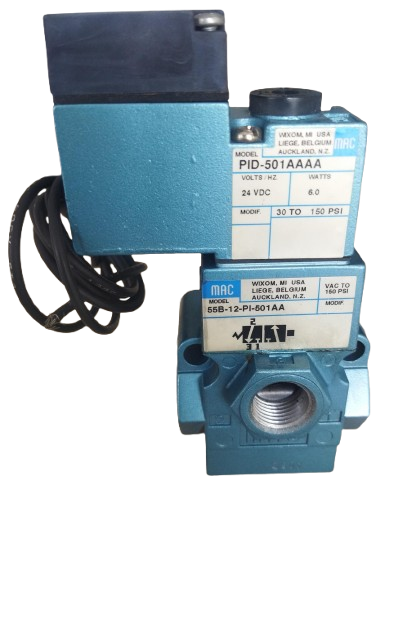 Mac Valves Model: 55b-12-pi-501ca 