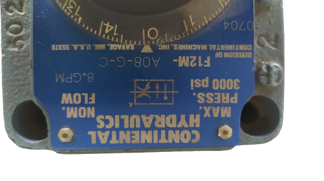 VALVULA CONTROL FLUJO F12M-A08-G-C